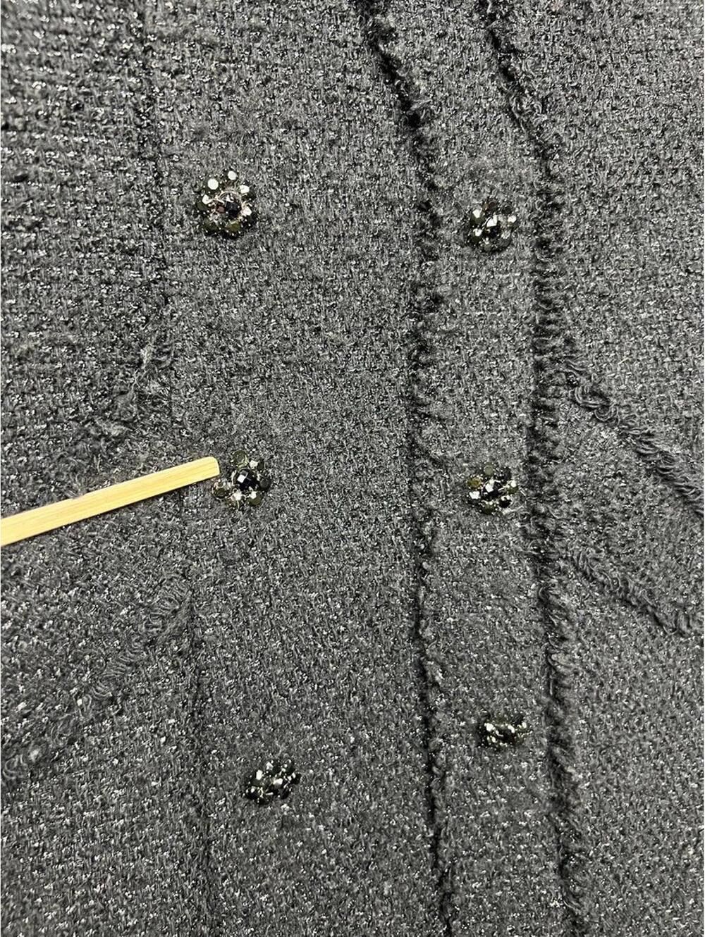 Zara Tweed Double Breasted Blazer Tuxedo Mini Dress S Preppy Academia Old Money - Picture 7 of 14